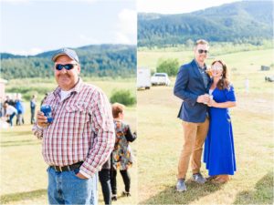 wedding reception in mountain montana